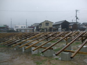 淡路島木製架台50KW